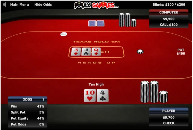 Poker pre flop chart